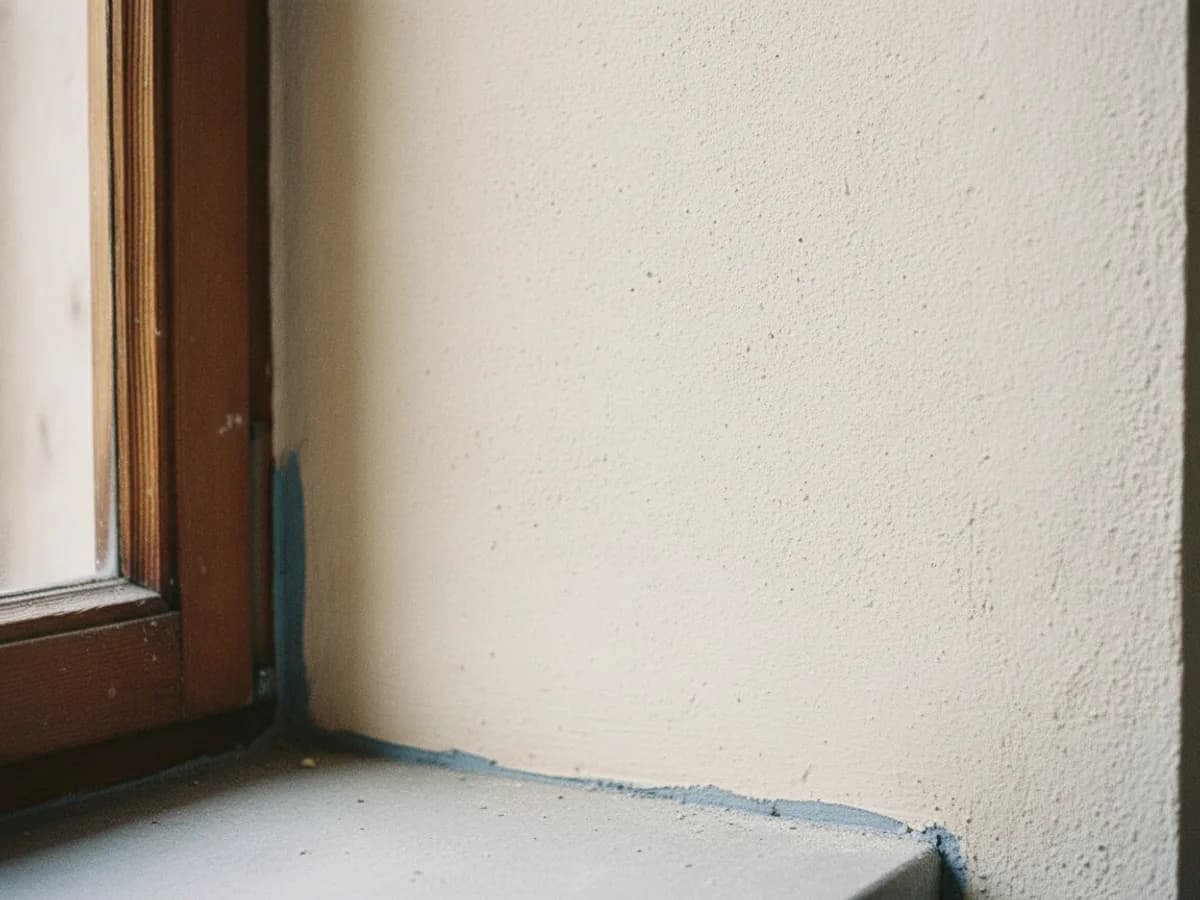 Frisch sanierte Wand in einer Altbauwohnung